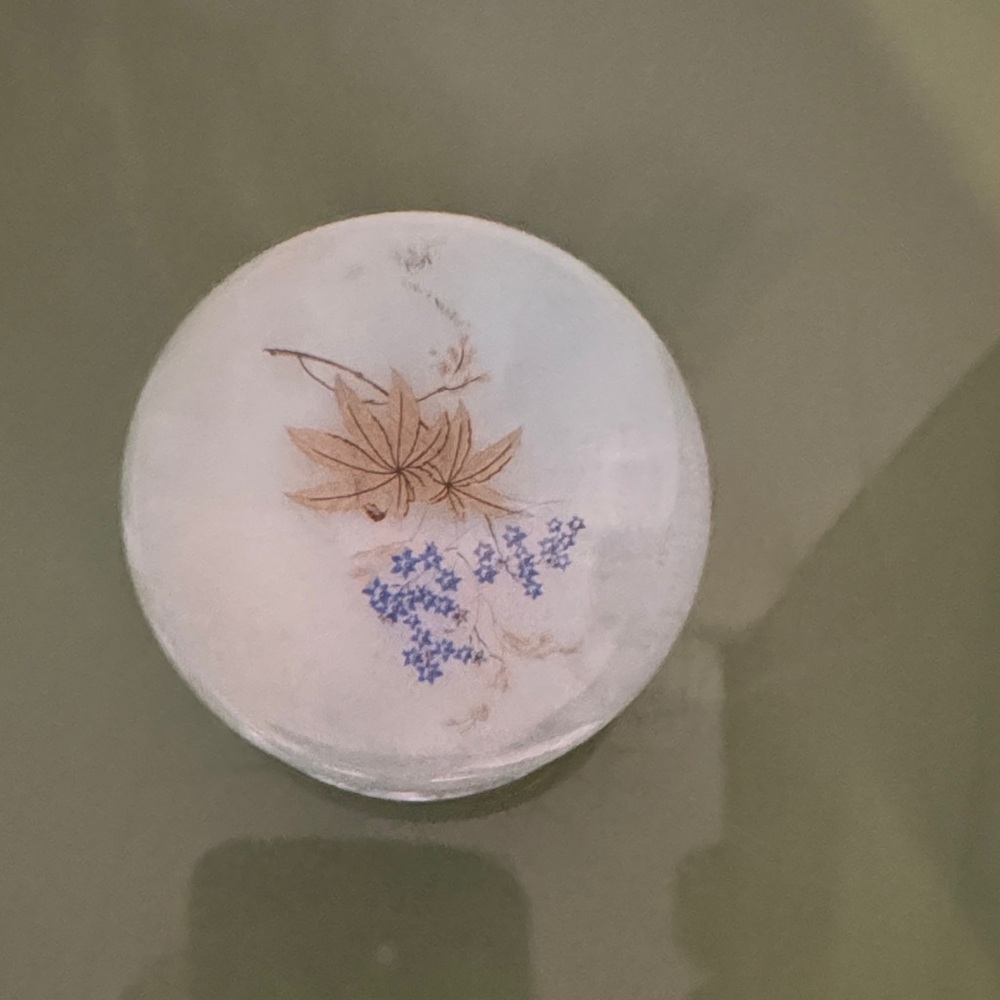 Vintage alabaster trinket box